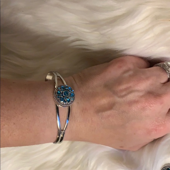 BRACELET WITH 4 INTERCHANGEABLE JEWEL 💎 INSERTS - Picture 8 of 8